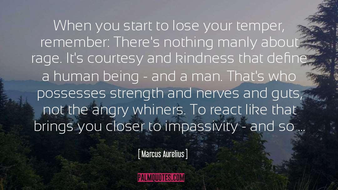 Impassivity quotes by Marcus Aurelius