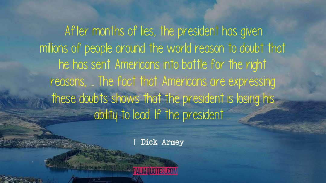 Impeached quotes by Dick Armey
