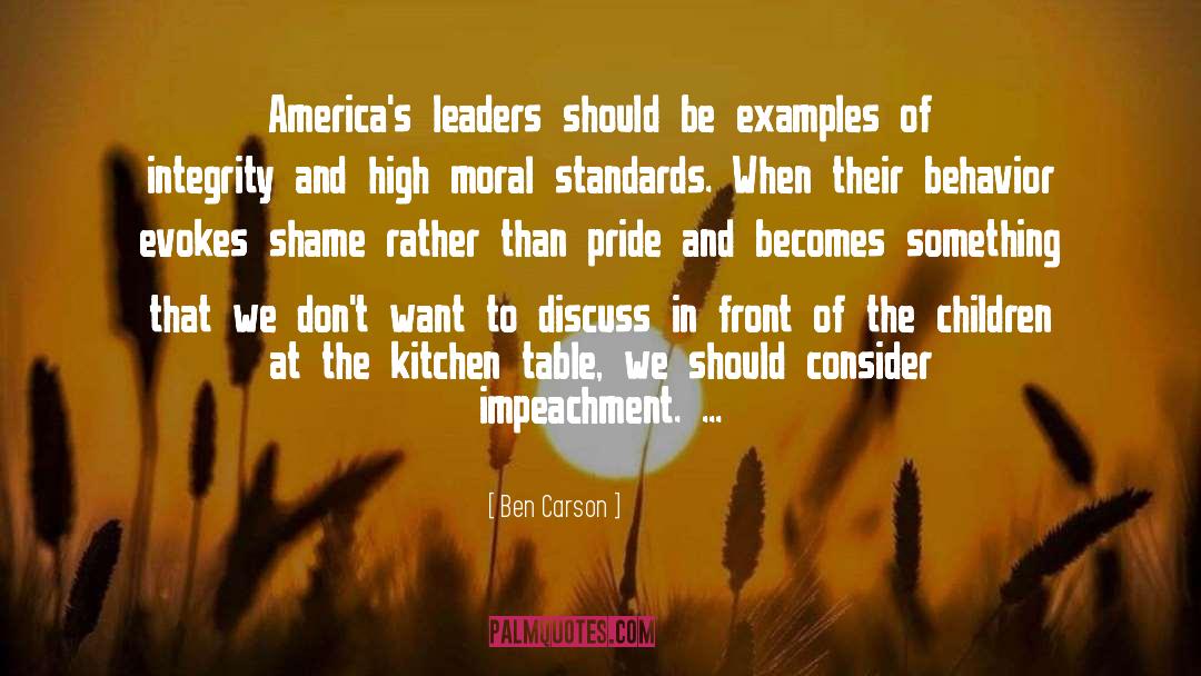 Impeachment quotes by Ben Carson