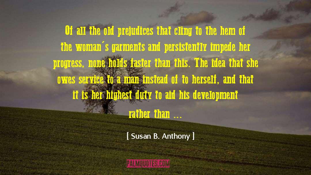 Impede quotes by Susan B. Anthony