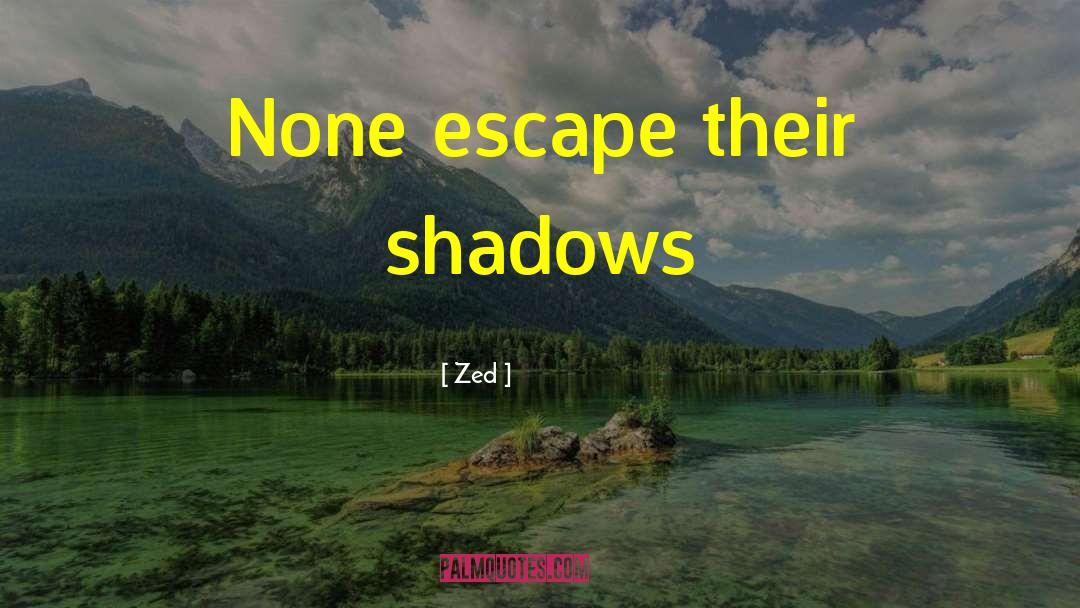 Impenetrable Shadows quotes by Zed