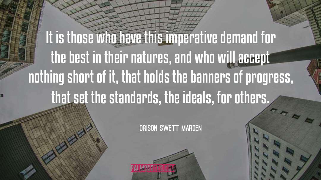 Imperative quotes by Orison Swett Marden