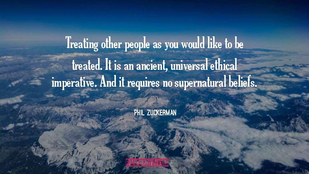 Imperatives quotes by Phil Zuckerman