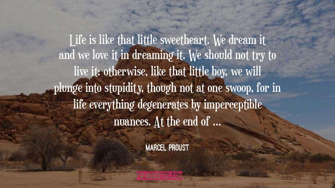 Imperceptible quotes by Marcel Proust