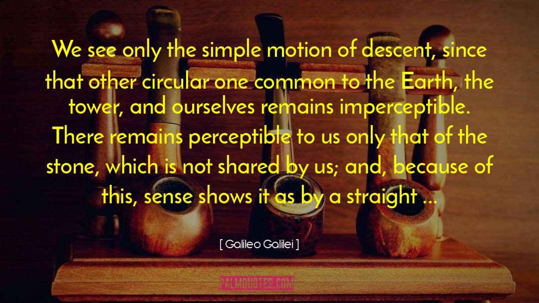 Imperceptible quotes by Galileo Galilei