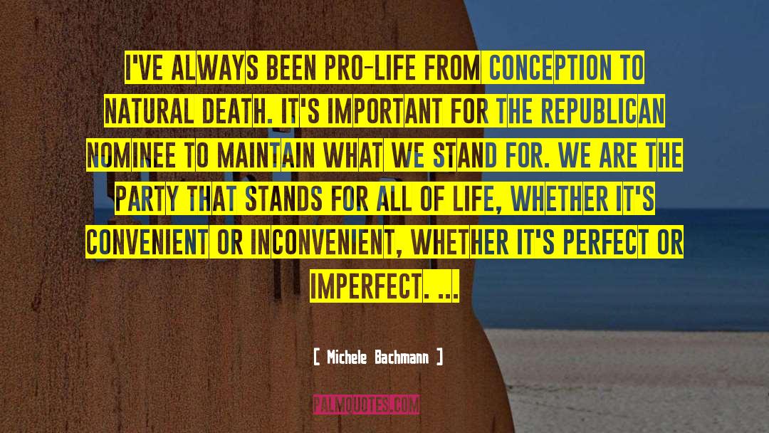 Imperfect Life quotes by Michele Bachmann