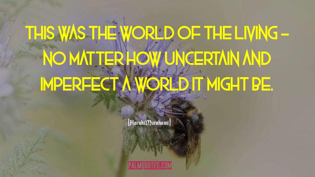 Imperfect Perceptions quotes by Haruki Murakami