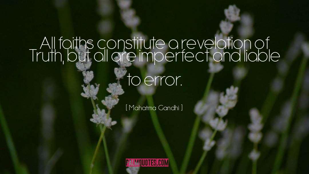 Imperfect quotes by Mahatma Gandhi