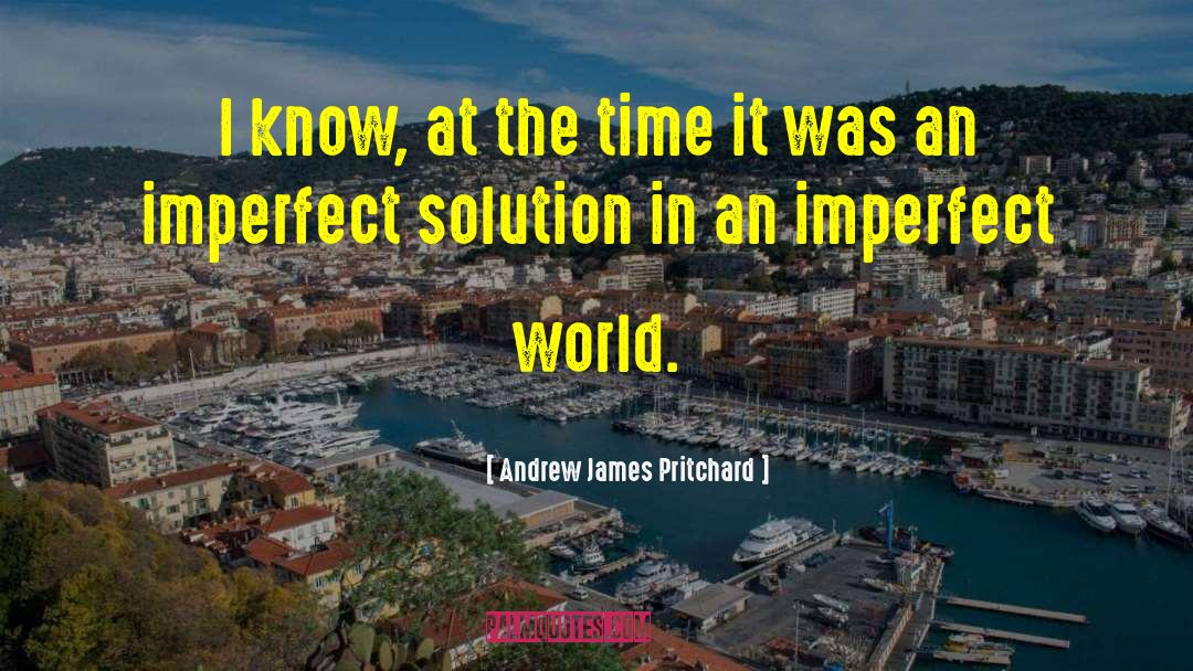 Imperfect World quotes by Andrew James Pritchard