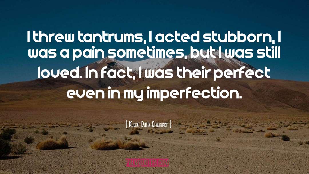 Imperfection In Therapy quotes by Kudrat Dutta Chaudhary