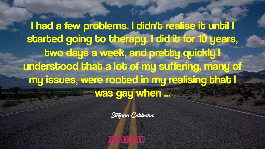 Imperfection In Therapy quotes by Stefano Gabbana