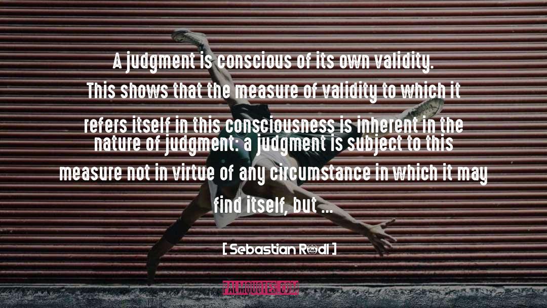 Imperfection Judgment quotes by Sebastian Rödl