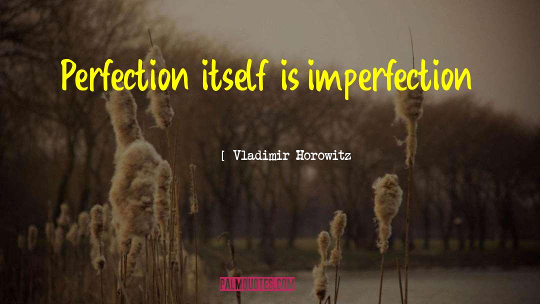 Imperfection Judgment quotes by Vladimir Horowitz