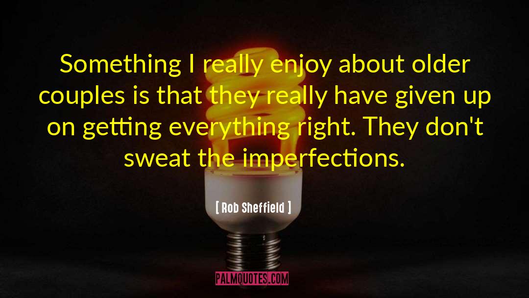 Imperfections quotes by Rob Sheffield