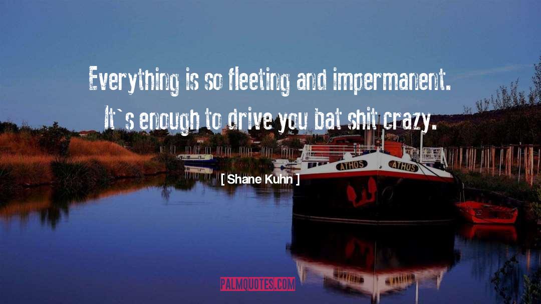 Impermanence quotes by Shane Kuhn