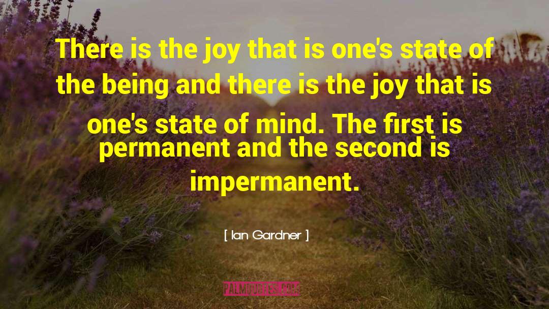 Impermanent quotes by Ian Gardner