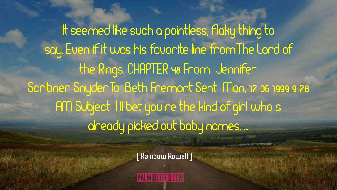 Impersonal Subject quotes by Rainbow Rowell