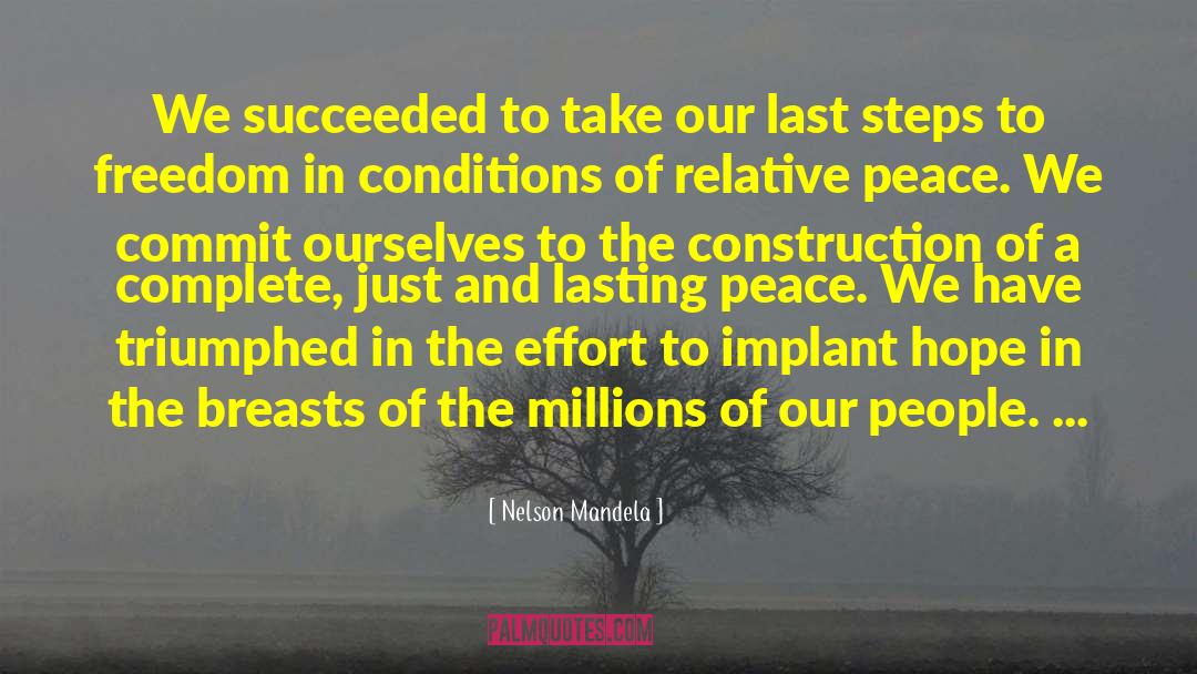 Implants quotes by Nelson Mandela