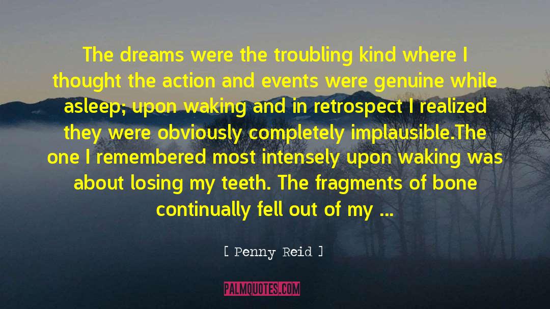 Implausible quotes by Penny Reid