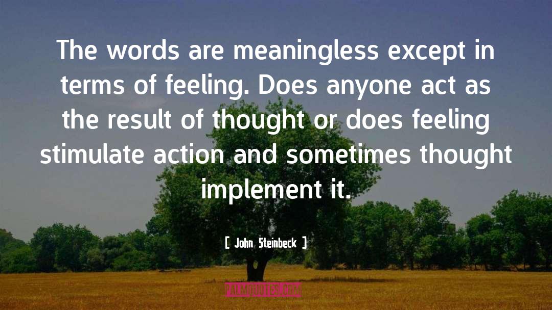 Implement quotes by John Steinbeck