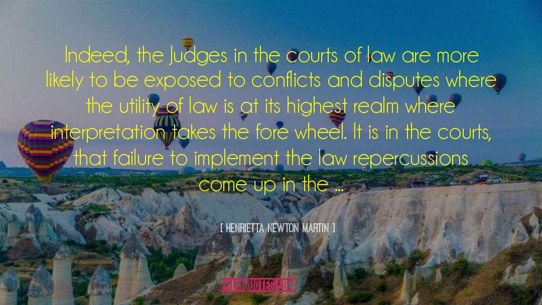 Implementation Of Law quotes by Henrietta Newton Martin