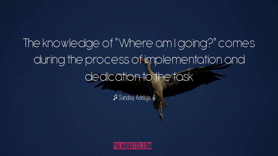 Implementation quotes by Sunday Adelaja