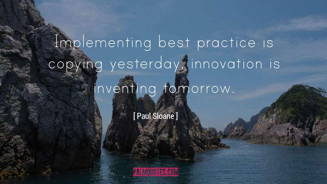 Implementing quotes by Paul Sloane