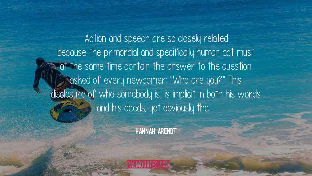 Implicit quotes by Hannah Arendt