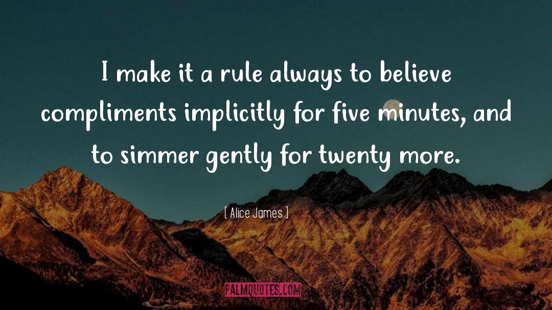 Implicitly quotes by Alice James