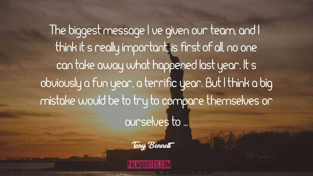 Implied Message quotes by Tony Bennett