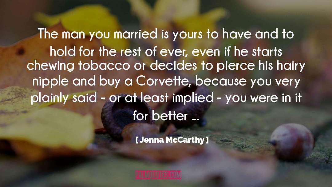 Implied quotes by Jenna McCarthy