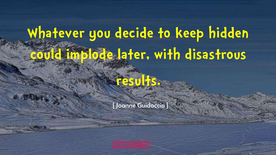Implode quotes by Joanne Guidoccio