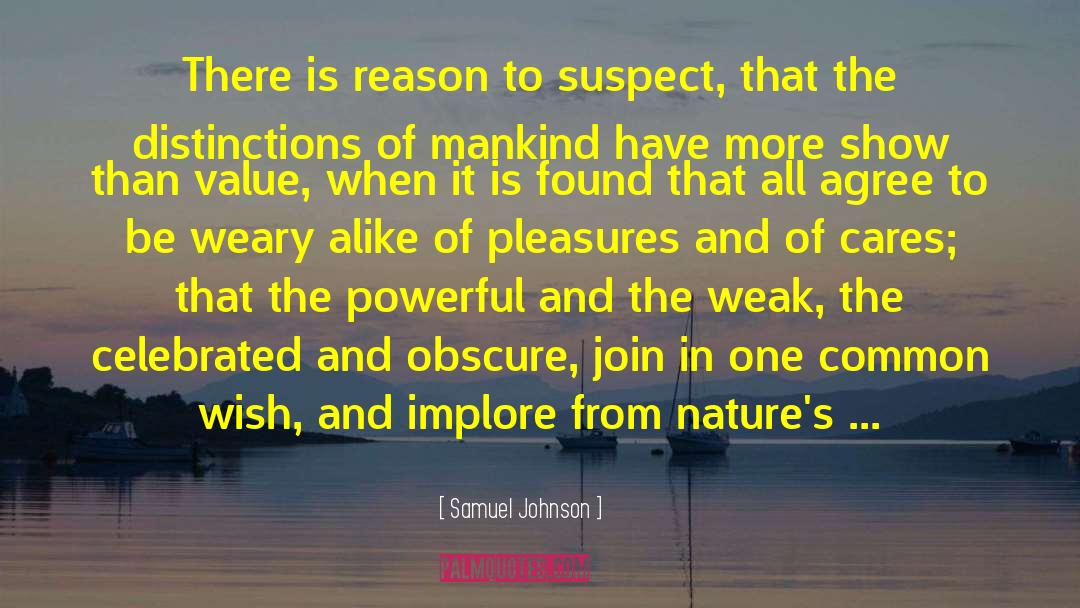 Implore quotes by Samuel Johnson