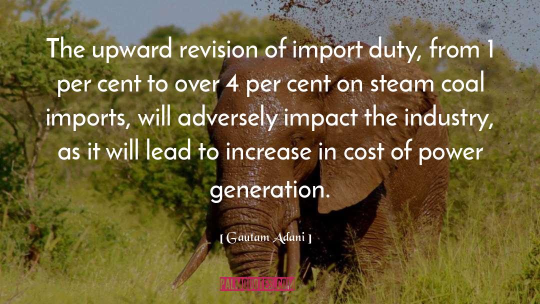 Import quotes by Gautam Adani