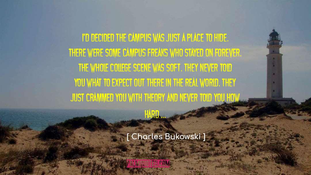 Importance Of An Education quotes by Charles Bukowski