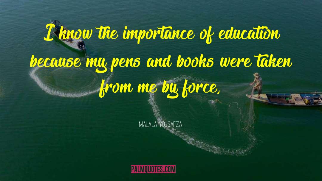 Importance Of Education quotes by Malala Yousafzai