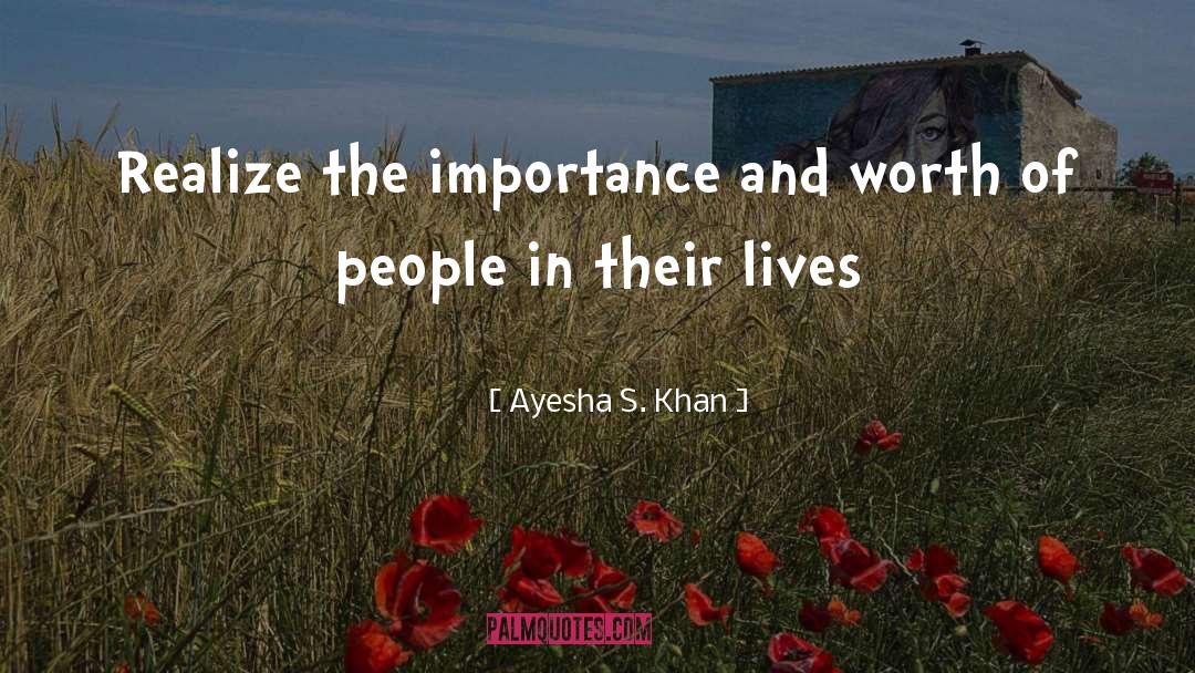 Importance Of Feelings quotes by Ayesha S. Khan