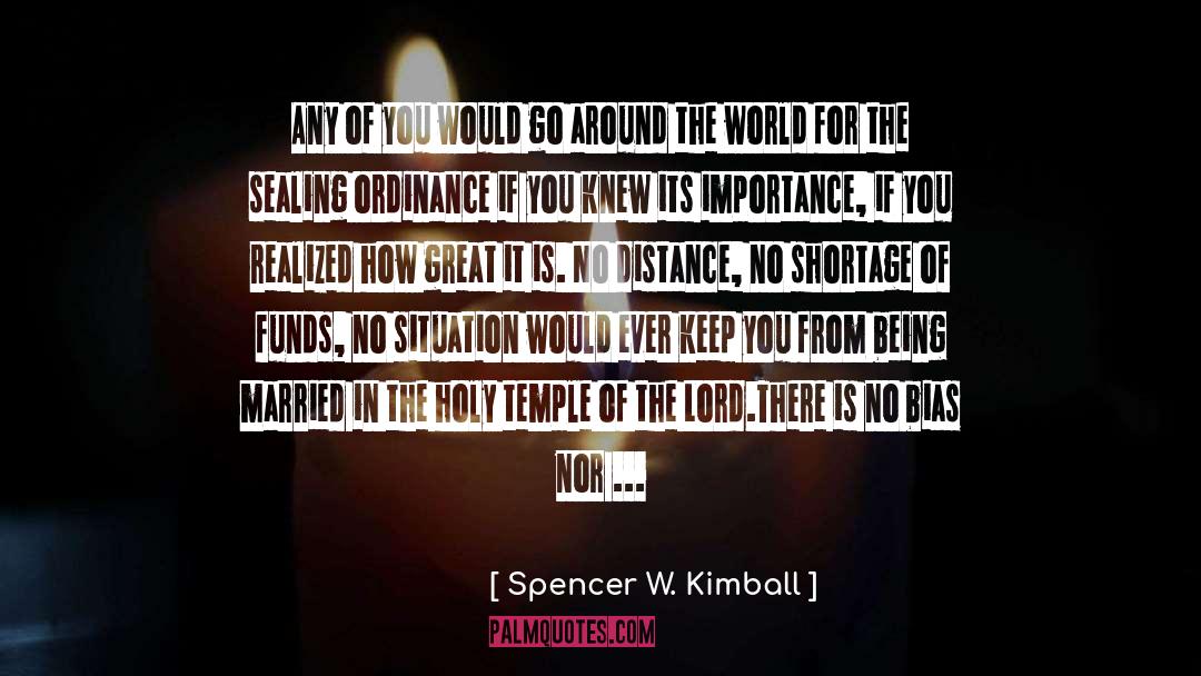 Importance Of Interconnectedness quotes by Spencer W. Kimball