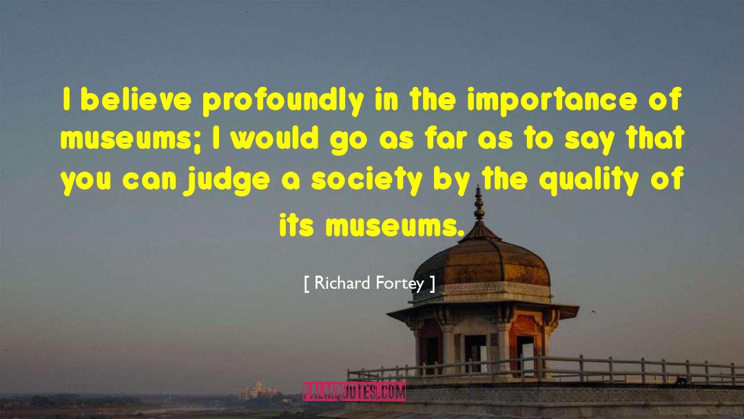 Importance Of Numeracy quotes by Richard Fortey