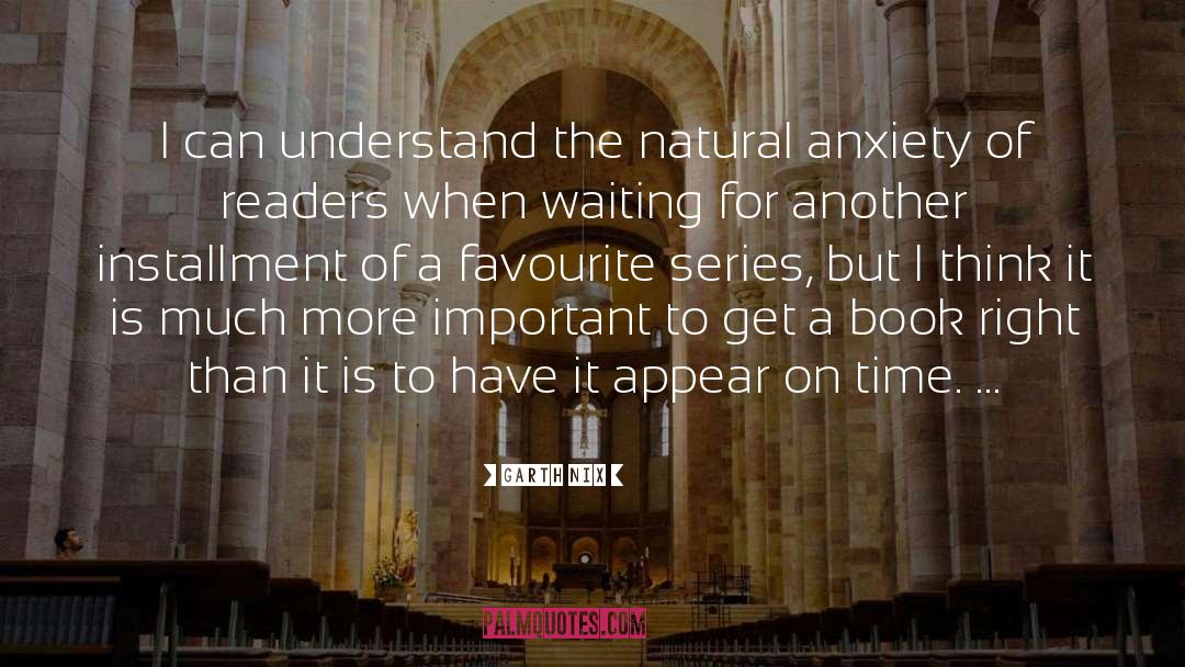 Importance Of Readers quotes by Garth Nix