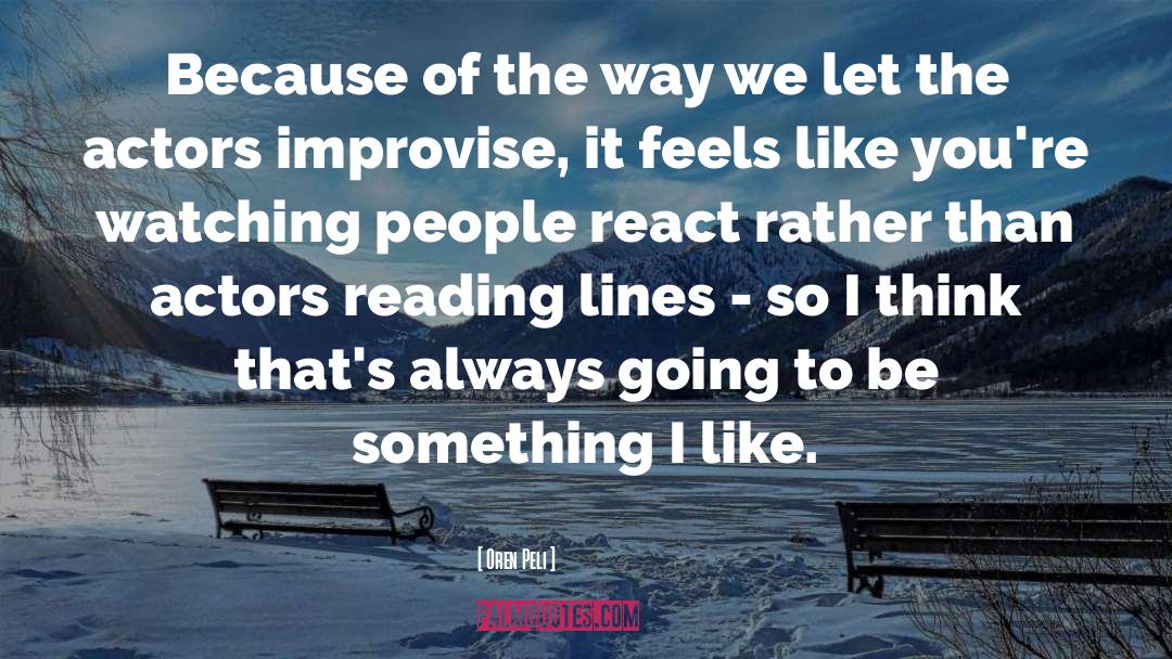 Importance Of Reading quotes by Oren Peli