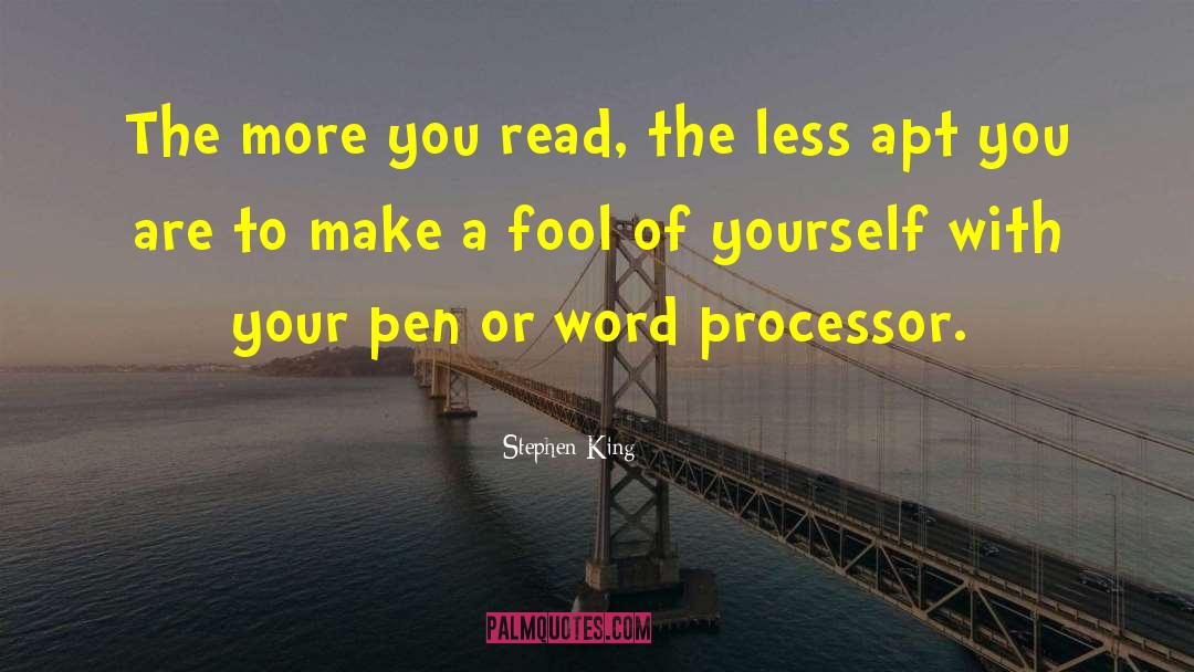 Importance Of Reading quotes by Stephen King