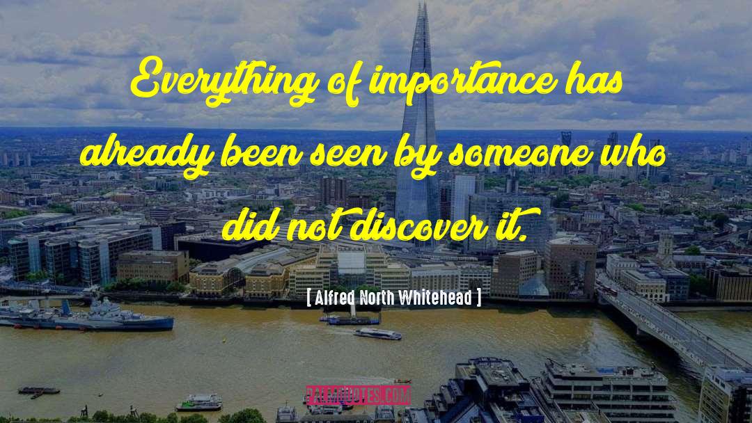 Importance Of Smiling quotes by Alfred North Whitehead