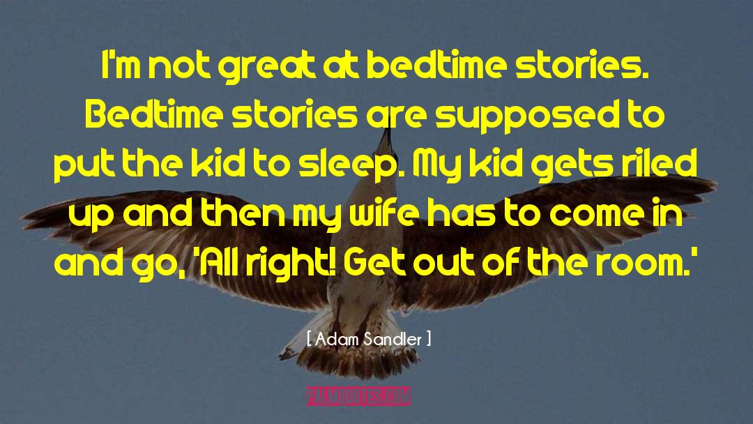 Importance Of Stories quotes by Adam Sandler