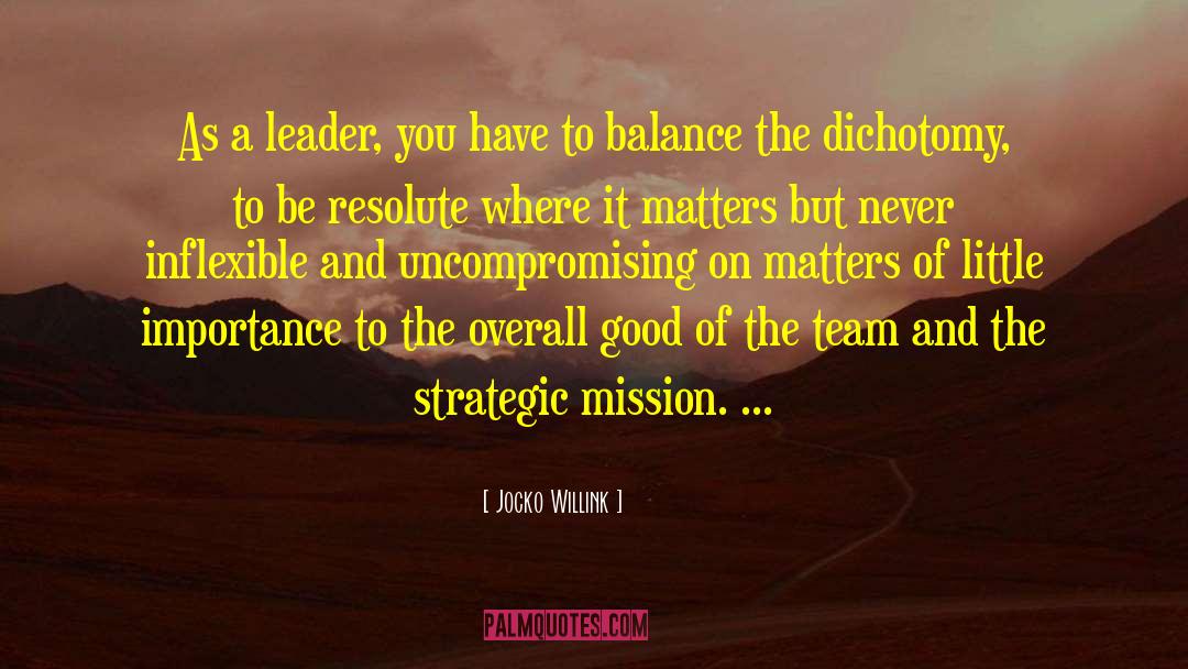 Importance Of Teamwork quotes by Jocko Willink