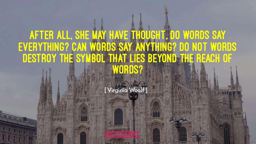 Importance Of Words quotes by Virginia Woolf