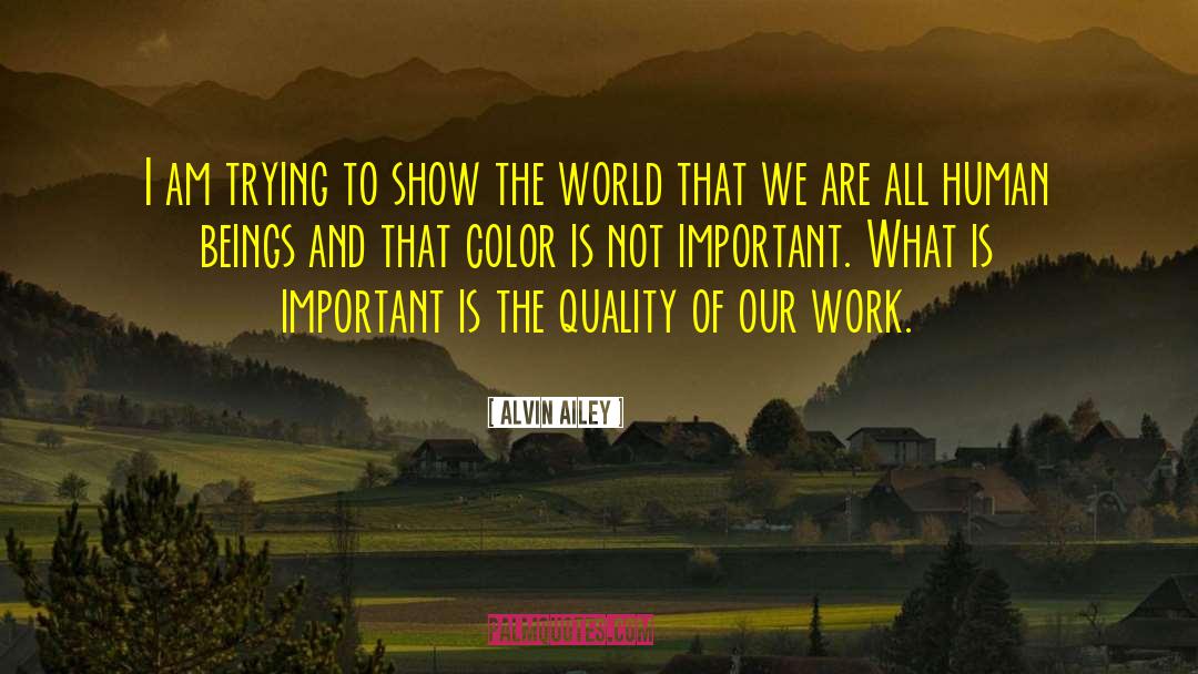 Important Color quotes by Alvin Ailey