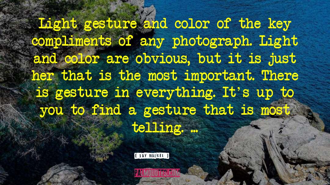 Important Color quotes by Jay Maisel