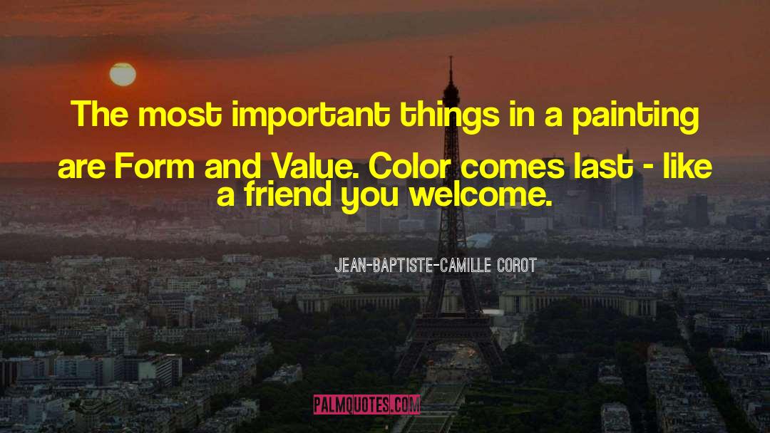 Important Color quotes by Jean-Baptiste-Camille Corot