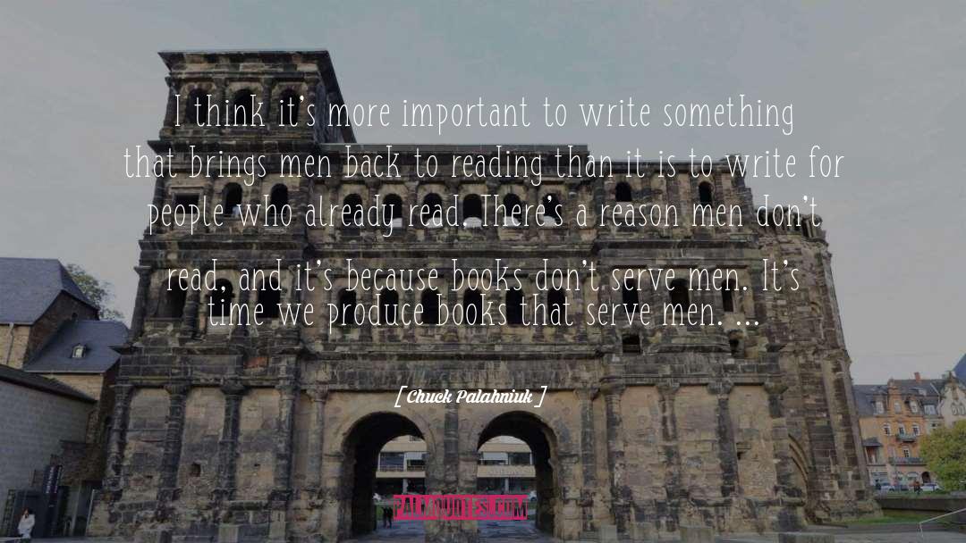 Important Concept quotes by Chuck Palahniuk